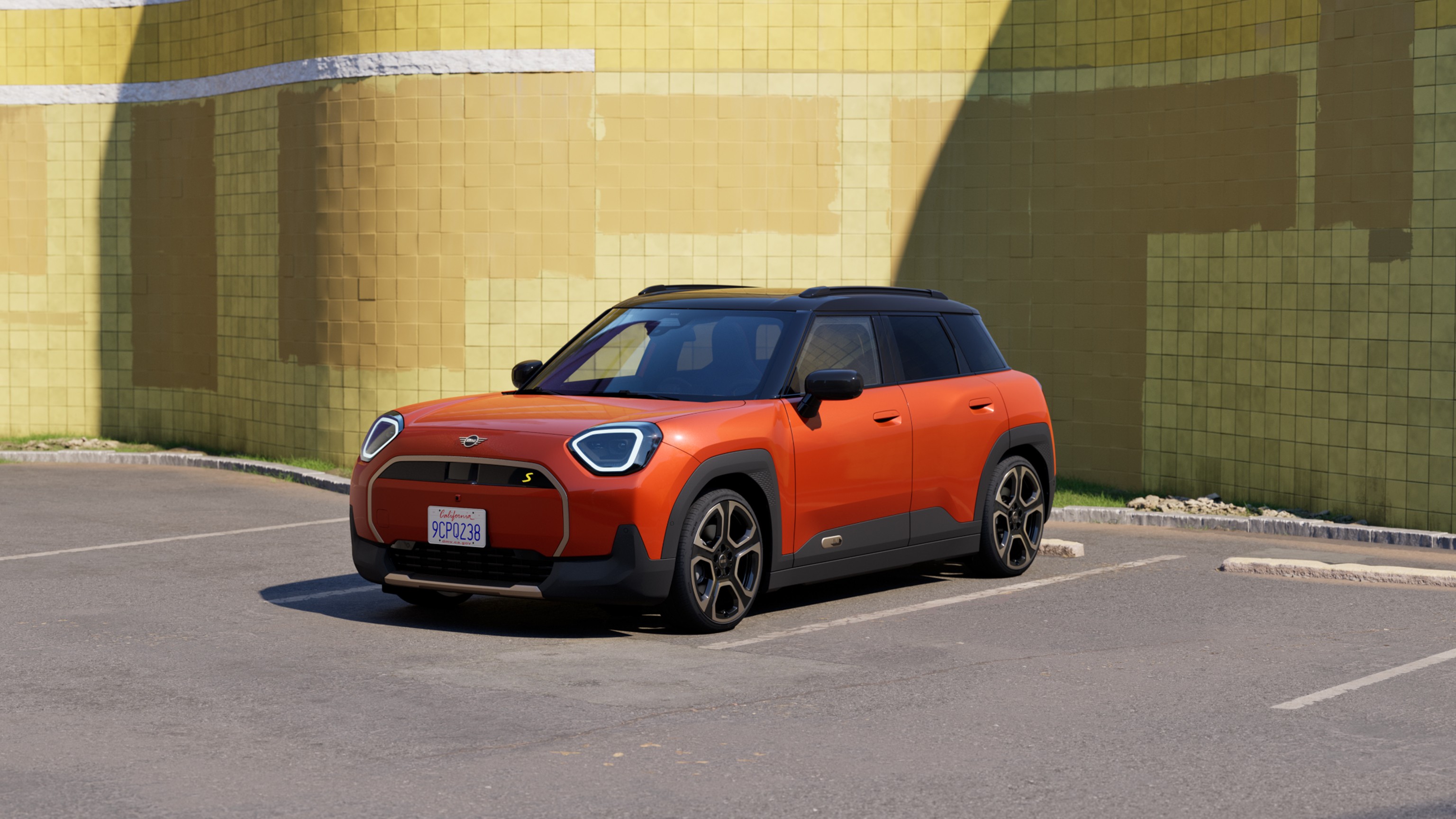 All-Electric MINI Aceman – model shelf - background